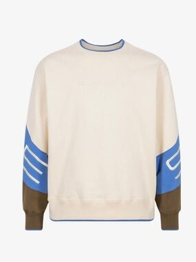 Supreme Stretch Crewneck Sweatshirt AW22 Collection Colourblock, Size Medium